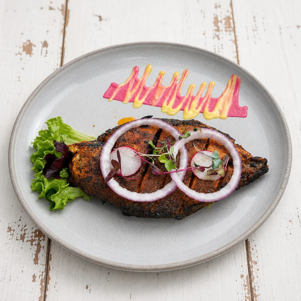 Tandoori Pomfret.