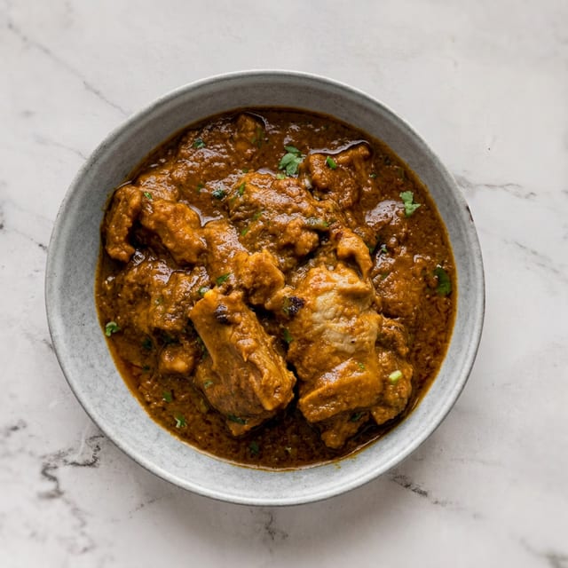 Desi Goat Curry.