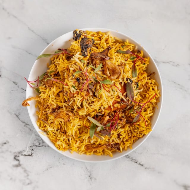 Chicken Tikka Biryani.